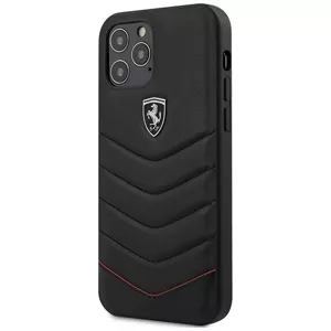 Kryt Ferrari FEHQUHCP12MBK iPhone 12/12 Pro 6,1" black hardcase Off Track Quilted (FEHQUHCP12MBK)