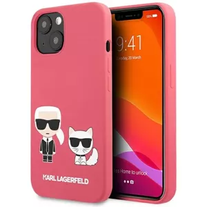 Kryt Karl Lagerfeld KLHCP13SSSKCP iPhone 13 mini 5,4" hardcase pink Silicone Karl & Choupette (KLHCP13SSSKCP)