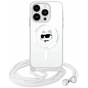 Kryt Karl Lagerfeld KLHMP14XHCCHNT iPhone 14 Pro Max 6.7" hardcase transparent IML Choupette Head & Cord Magsafe (KLHMP14XHCCHNT)