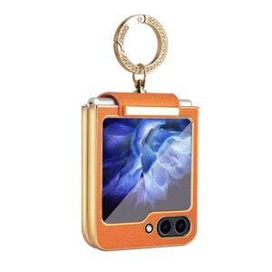 PROTEMIO 63188
LEATHER Kryt s držiakom Samsung Galaxy Z Flip5 5G oranžový