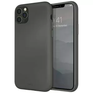 Kryt UNIQ Lino Hue iPhone 11 Pro Max moss grey (UNIQ-IP6.5HYB(2019)-LINOHGRY)