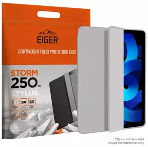Púzdro Eiger Storm 250m Stylus Case for Apple iPad Air (2022) in Light Grey (EGSR00175)