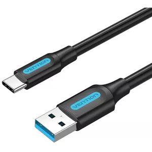 Kábel Vention USB 3.0 A to USB-C Cable COZBG 1.5m Black PVC