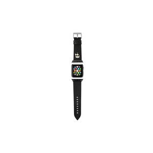 Karl Lagerfeld case for 38 / 40  KLAWMOKHK Apple Watch Strap Saffiano KH black