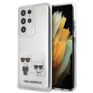 Karl Lagerfeld case for Samsung Galaxy S21 Ultra KLHCS21LCKTR transparent hard case Karl & Choupett
