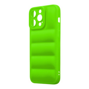 OBAL:ME Puffy Kryt pro Apple iPhone 15 Pro Max Green