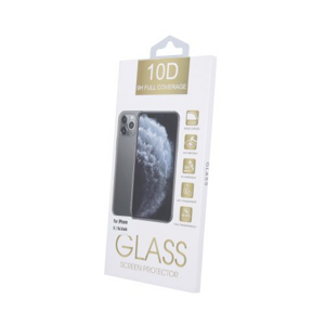 Tempered glass 10D for Huawei P40 Lite black frame